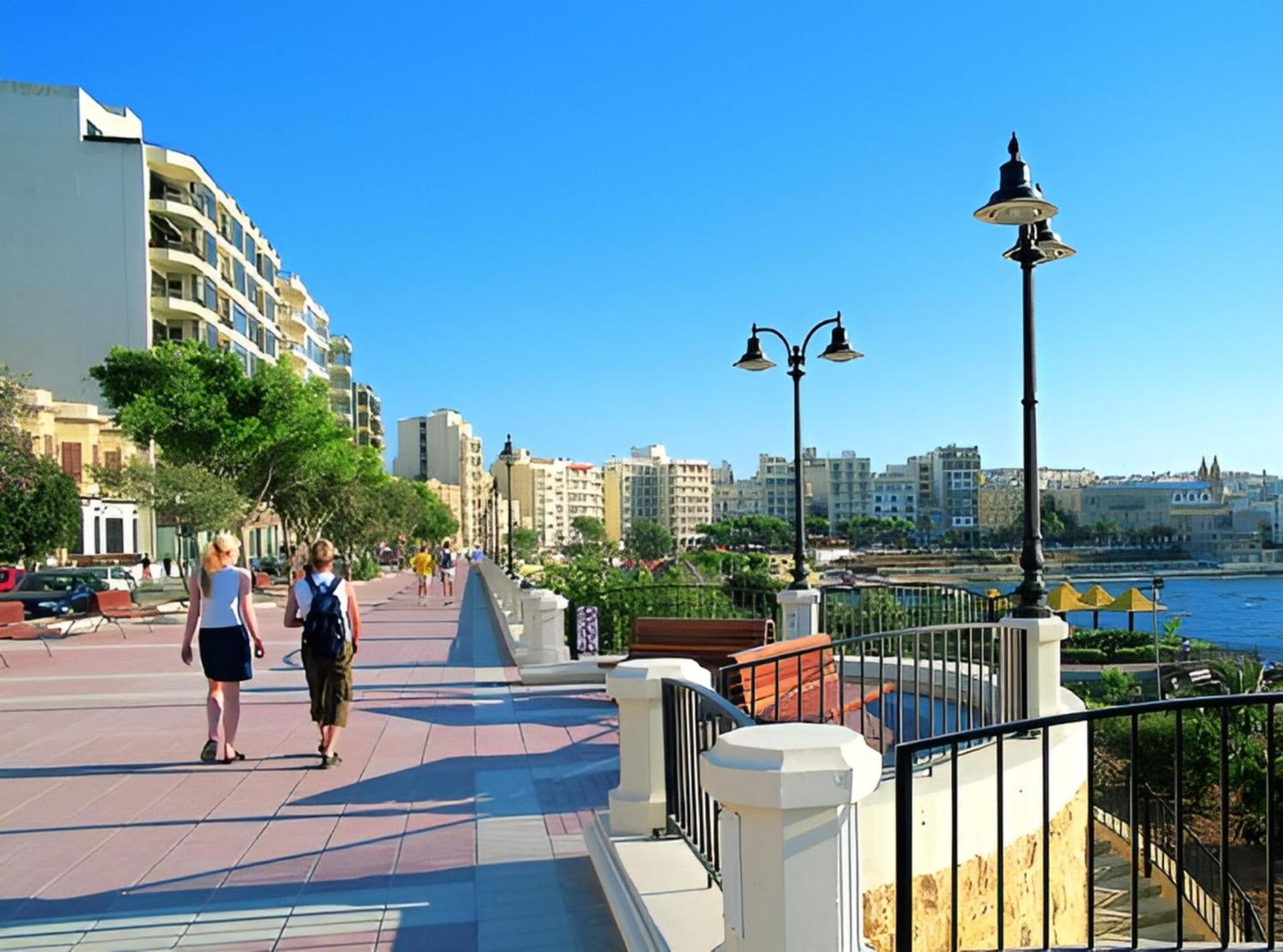 Stylish Skyline Apartment Mercury Tower San Ġiljan Exterior foto